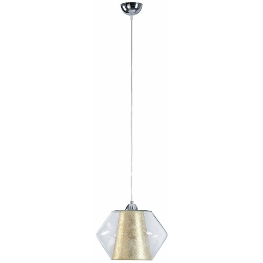 Keter Rodes Dome Pendant Ceiling Light Gold, 30cm, 1x E27