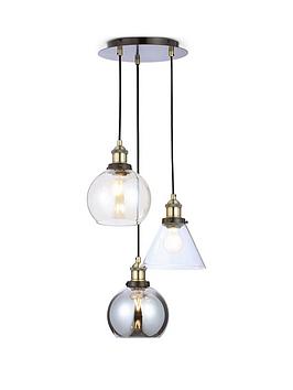 Newark Industrial 3-Light Cluster Light