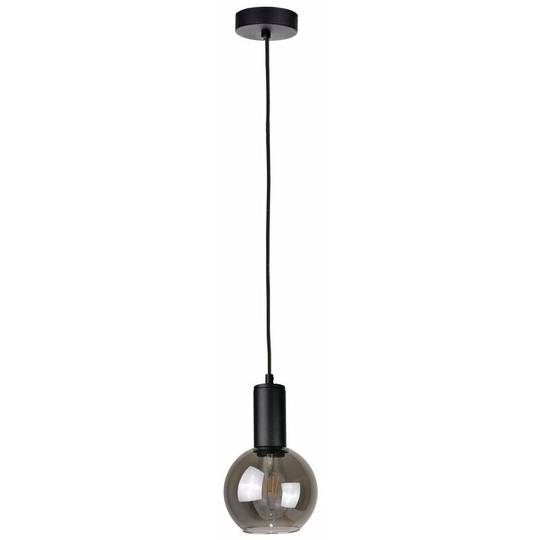 Keter Supra Dome Pendant Ceiling Light Black, 15cm, 1x E27