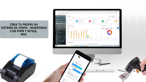 Aprende a crear un sistema de ventas con PHP8 y MYSQL