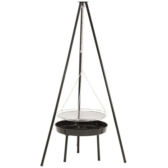 Camping Fire Tripod Deluxe Easy Camp Black