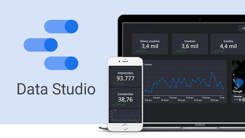 Google Data Studio (Looker): Crie Relatrios Profissionais