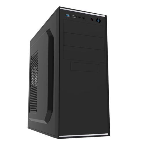 Spire Jet Stream ATX Case 500W USB3 8cm Fan Black with Silver Stripe