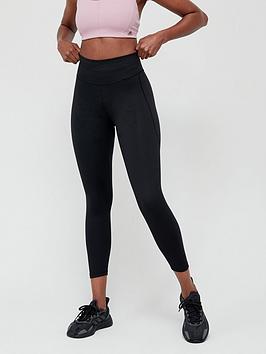 adidas Studio Yoga 7/8 Leggings - Black, Black, Size S, Women