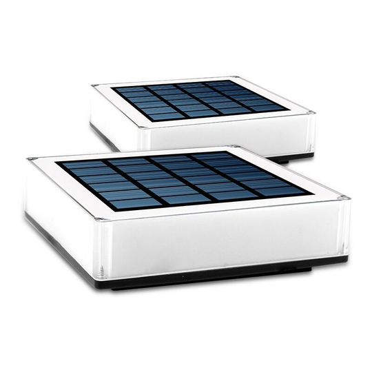 Aougo - 1pcs Outdoor Solar Light, 20pcs led Solar Light Waterproof Solar Light with Motion Sensor Wireless Security Light for Garden, Home