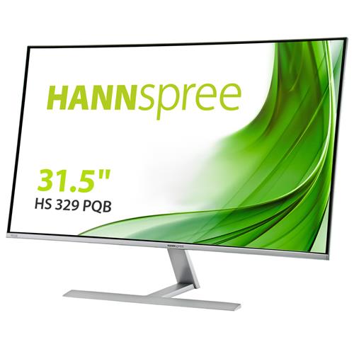 Hannspree HS329PQB LED display 80 cm (31.5") 2550 x 1440 pixels Quad HD Aluminium Black