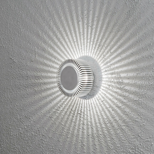 Konstsmide Monza Outdoor Modern Designer Wall Light High Power LED 5W, IP54