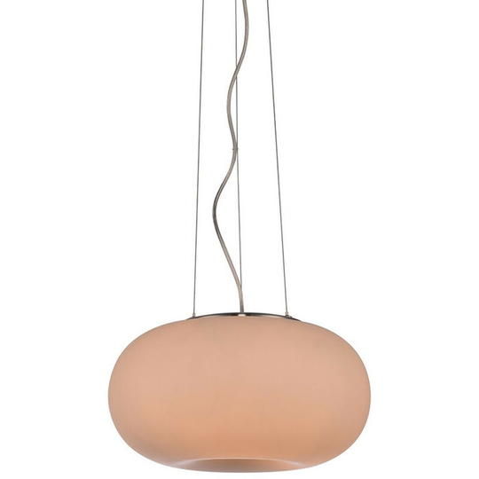 Zumaline Inez Globe Pendant Ceiling Light, White, 2x E27