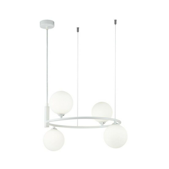 Maytoni Lighting - Ring Ceiling Pendant Lamp White, 4 Light, G9