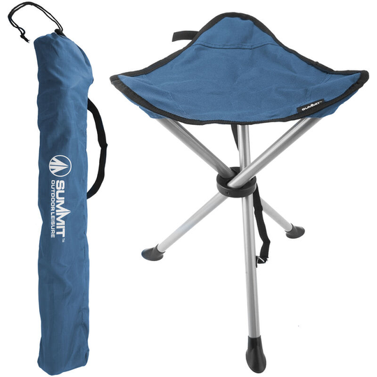 Vfm - Indigo Blue Tripod Stool - Summit Outdoor Leisure