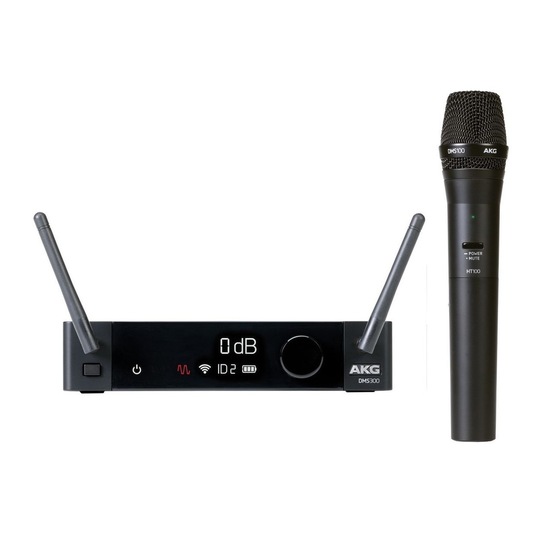 AKG DMS300M Wireless Microphone Set