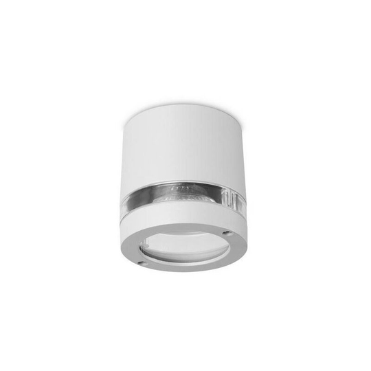 Forlight Lighting - Forlight Selene - Bathroom Flush Ceiling Surface Mounted Light Selene Grey 1x GU10 IP54