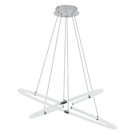 Larissa Lighting - Larissa Galata Ceiling Pendant Light led 82W 3000K White Chrome