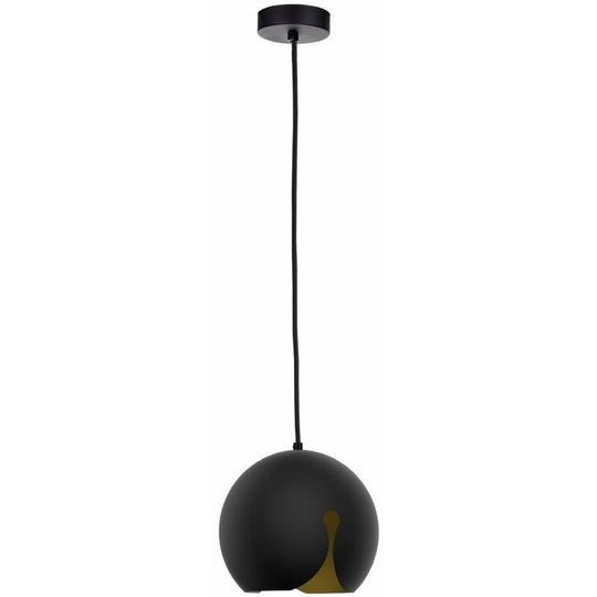 Keter Malaga Dome Pendant Ceiling Light Small Black, 20cm, 1x E27