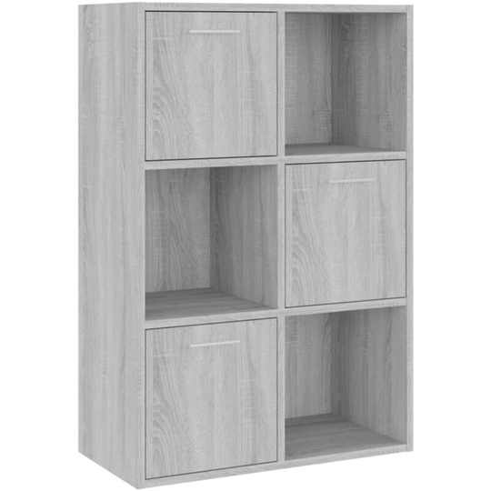 Vidaxl - Storage Cabinet Grey Sonoma 60x29.5x90 cm Grey