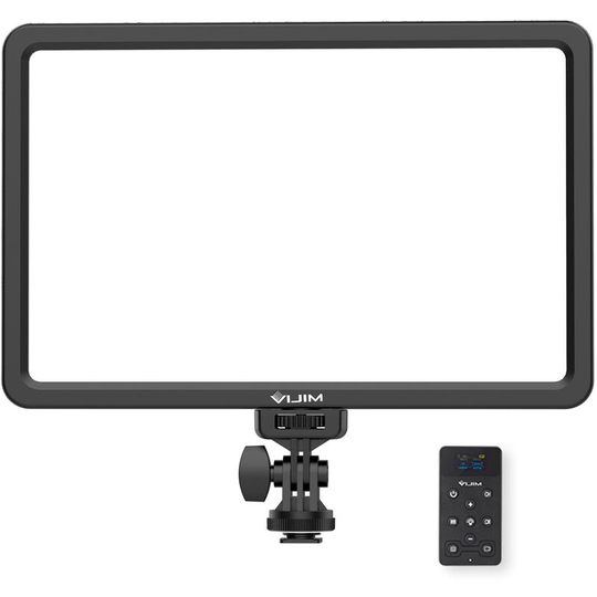Vijim - VL192 Portable Flat Panel Light led Video Light 2500K-9000K Bi-color Temperature Dimmable usb Powered with Magnetic 2.4G Remote Contol Cold