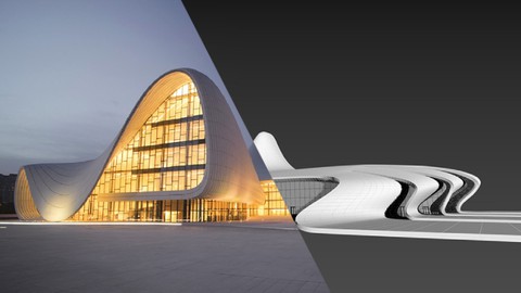 0 to 100 Step By Step 3ds Max Modeling Heydar Aliyev Center