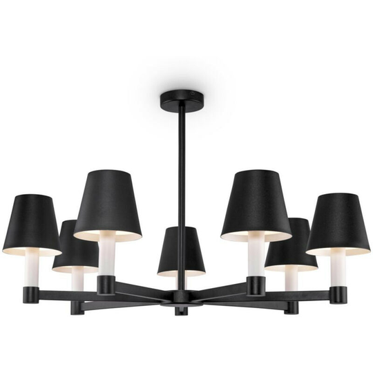 Maytoni Modern - Tet-a-tet Modern Tet-a-tet 7 Light Black Pendant Ceiling Light