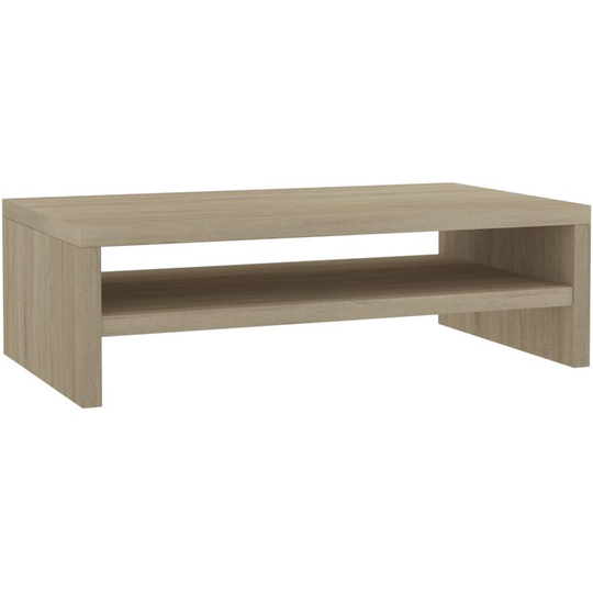 Monitor Stand Sonoma Oak 42x24x13 cm Engineered Wood Vidaxl Brown