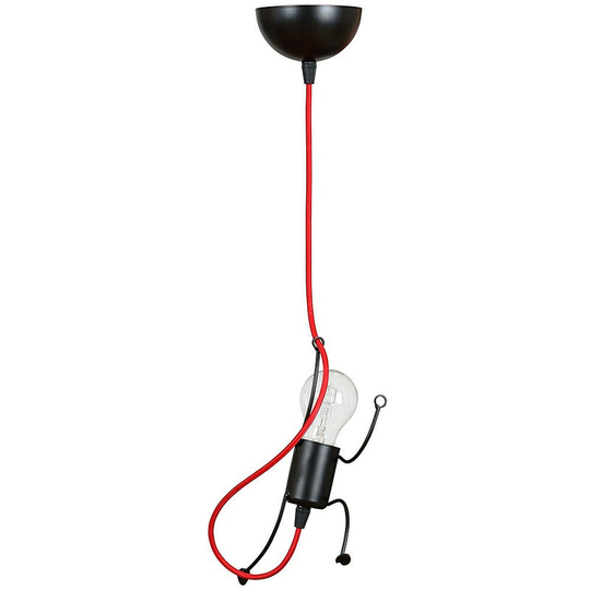 Emibig Lighting - Emibig Bobi Black Pendant Ceiling Light 1x E27