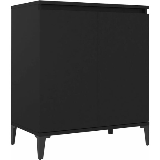 Sideboard Black 60x35x70 cm Engineered Wood Vidaxl Black