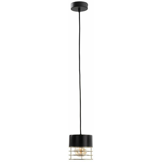 Keter Royal Slim Pendant Ceiling Light Black, 12cm, 1x E27