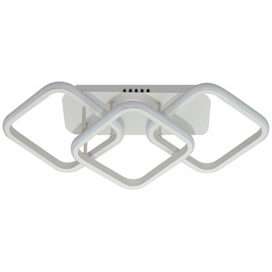 Helam Matera Integrated Led Semi Flush Light White 44.5cm