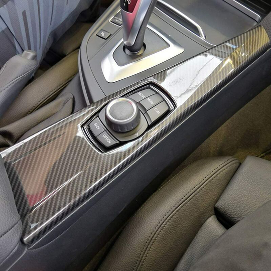 Abs carbon fiber multimedia decoration panel trim for bmw3 Series F30 2013-2018 left hand drive