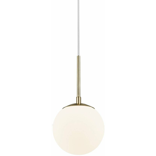 Nordlux Grant 15cm Globe Pendant Ceiling Light Brass, E14