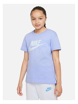 Nike Older Girls Nsw Basic Futura T-Shirt - Light Purple