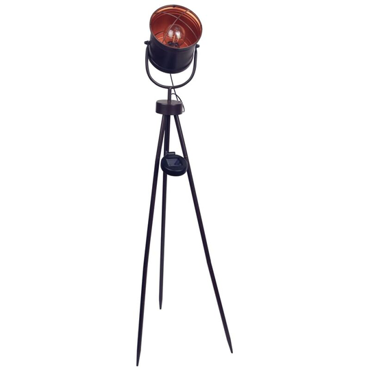 Luxform - Solar led Garden Studio Lamp Leipzig Black