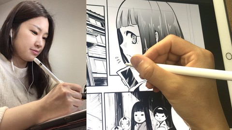 iPad: Manga Drawing in Clip Studio