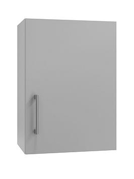 Manor Interiors Linea Light Grey Wall Unit 500Mm (Right Hand Hinged)