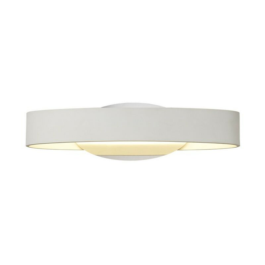 Wall Lamp, 1 x 6W led, 3000K, 480lm, White, Polished Chrome - Luminosa Lighting