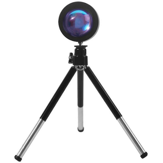Lightweight Interior Decoration Night Light Usb Fill Light With Tripod, Rainbow