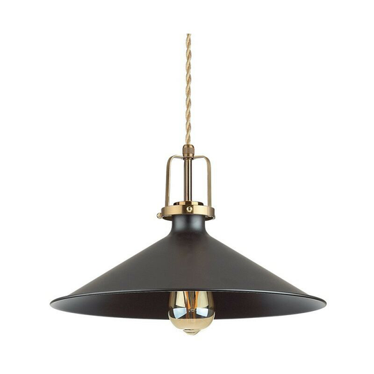 Eris-4 Black Metal pendant light 1 bulb 32cm
