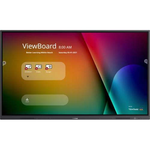Viewsonic ViewBoard Interactive flat panel 2.17 m (85.6") 350 cd/m 4K Ultra HD Black Touchscreen Built-in processor Android 9