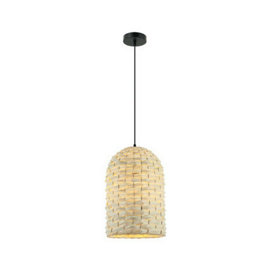 Larissa Lighting - Larissa Varosha Bamboo Ceiling Pendant Light E27 Natural