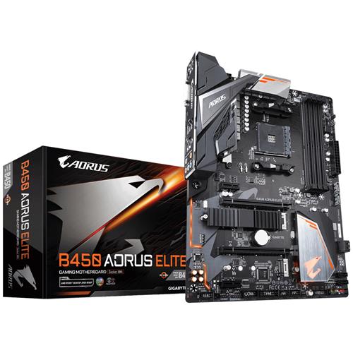 Gigabyte B450 AORUS ELITE motherboard Socket AM4 AMD B450 ATX
