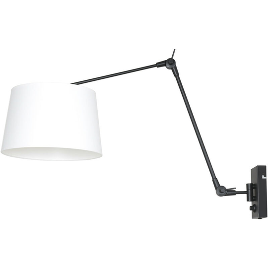 Sienna Prestige Chic Cylindrical Pendant Ceiling Light Matt Black, Solid White