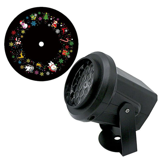 Christmas Projector Lights Outdoor Indoor 16 Pattern Dancing Table Lamp Figure Hd Festival Rotating Led Projection Lamp