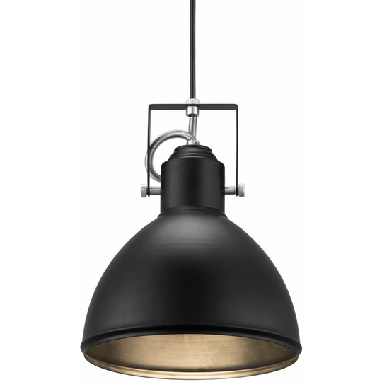 Nordlux Aslak Dome Pendant Ceiling Light Black, E27