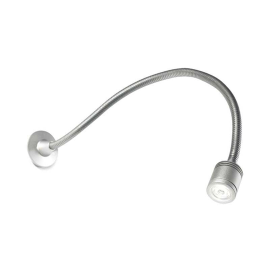 Leds-C4 - led 1 Light Adjustable Wall Light Reading Lamp Anodised Aluminium