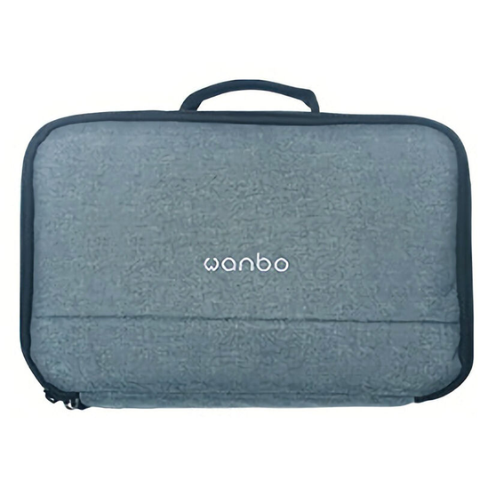 Wanbo - Projector Case Carrying Bag for Mini Projector Travel Carrying-Bag with Adjustable Shoulder Strap/Accessories Storage Pockets (Fits Most