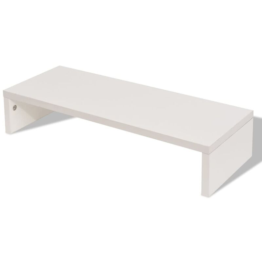 Monitor Stand Engineered Wood 60x23.5x12 cm White Vidaxl White