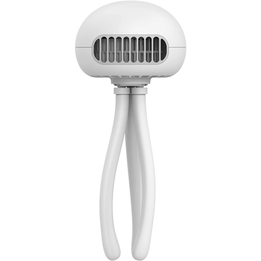 Portable Bladeless Stroller Fan usb Rechargeable 3 Speeds Handheld Fan With Flexible Tripod Clip For Stroller Car Crib Bike And Tent