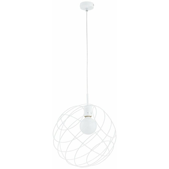 Keter Kamer Wire Frame Pendant Ceiling Light Black, Gold, 30cm, 1x E27