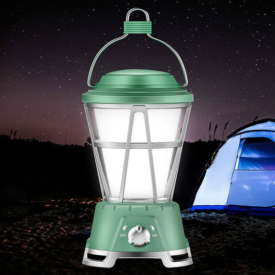 Aougo - led Camping Lantern, Camping Lamp Camping Lights usb Rechargeable and Battery Powered, Camping Accessories for Camping, Fishing, Hiking,