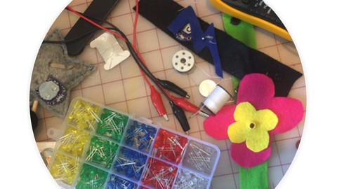 Introduction to Hand Stitching, Soft Circuits and e-Textiles