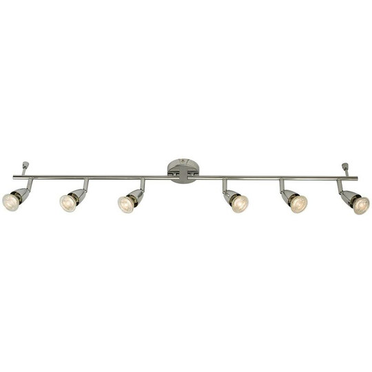 Endon Directory Lighting - Endon - Adjustable 6 Light Spotlight Chrome, GU10